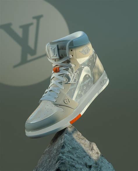 louis vuitton x air jordan 1 concept|jordan 1 louis vuitton price.